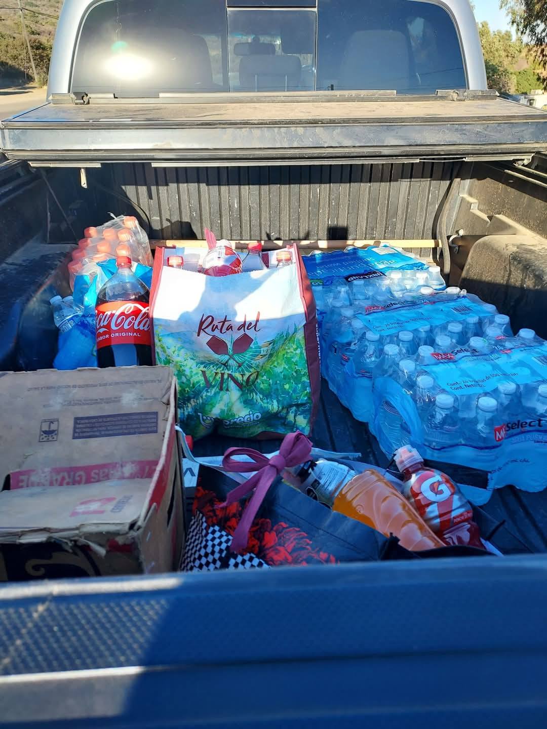 Donativos para bomberos voluntarios