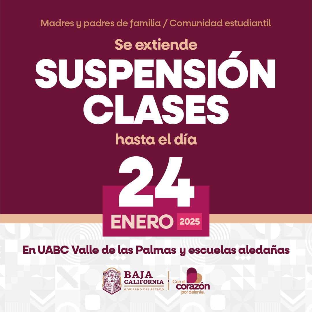 Suspensión de clases por mala calidad del aire