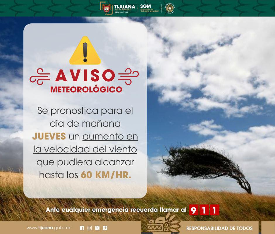 Vientos y Lluvias en Tijuana