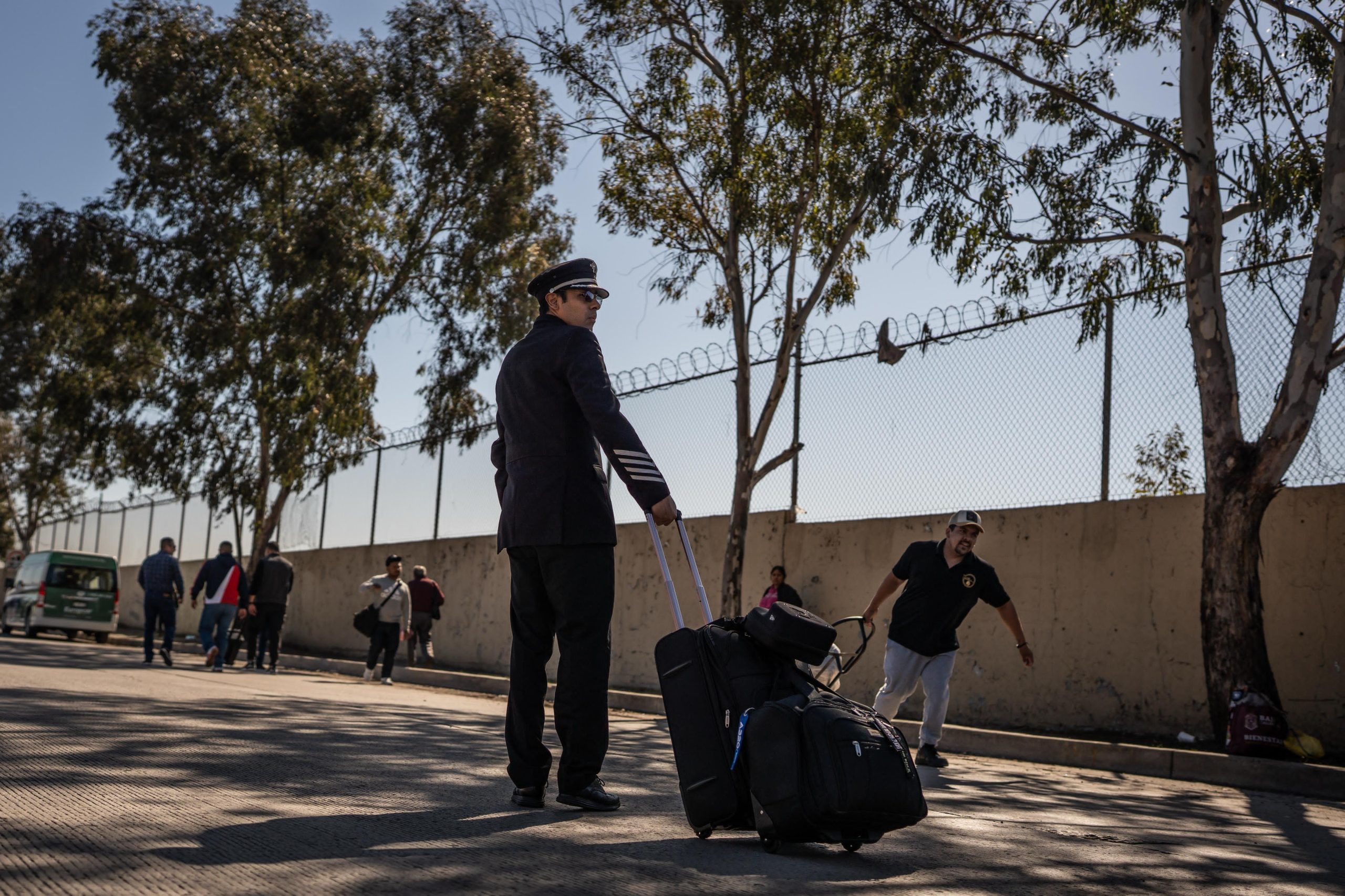 Bloqueo en Aeropuerto Internacional de Tijuana