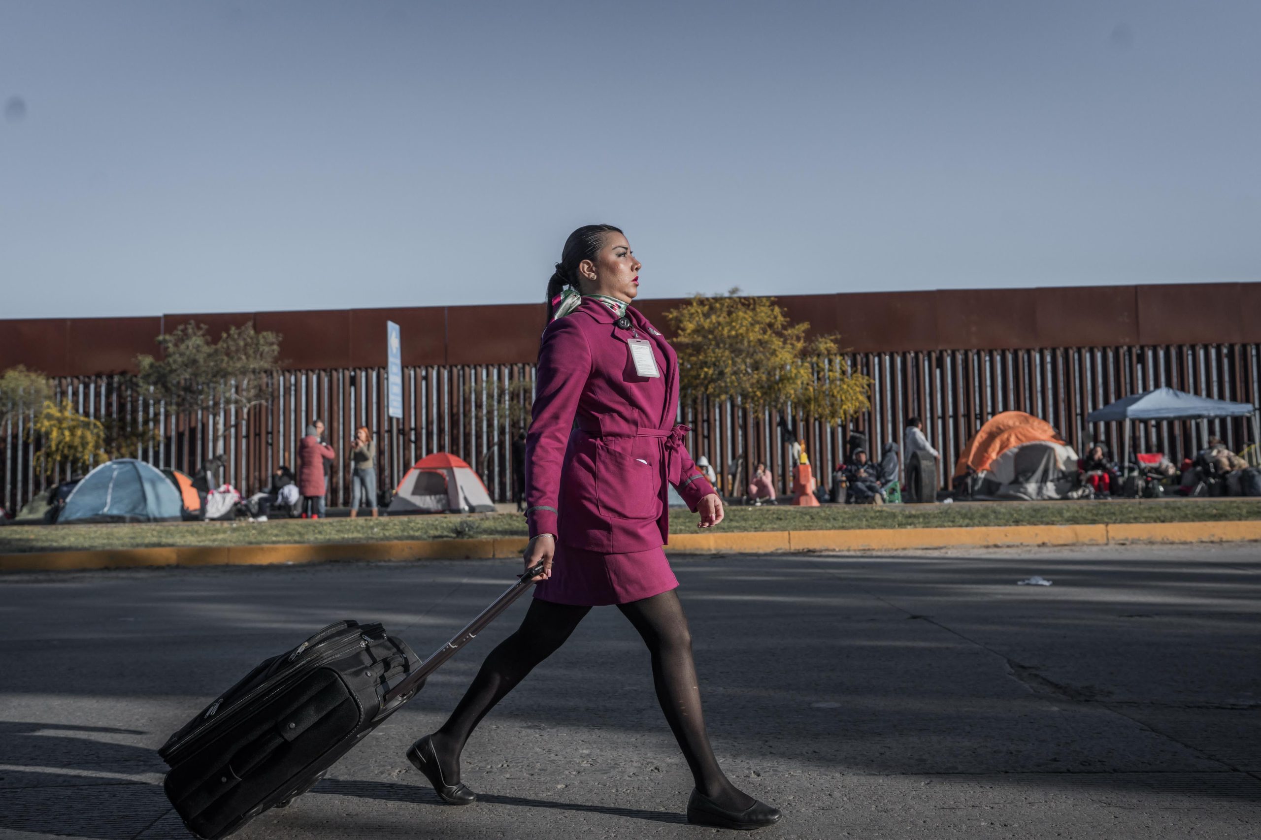 Bloqueo en Aeropuerto Internacional de Tijuana