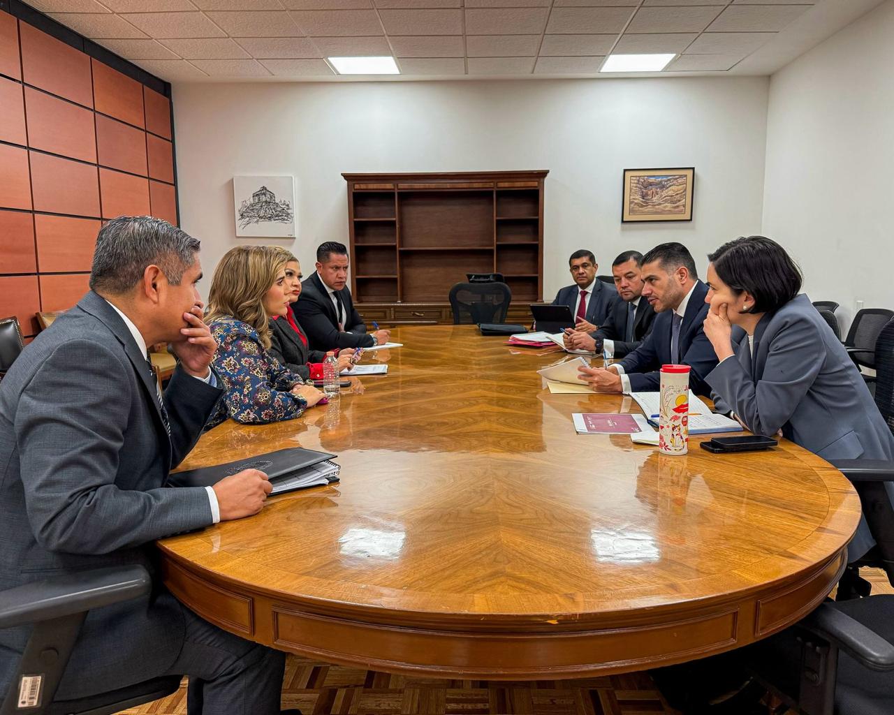 Marina del Pilar sostiene reunión en materia de seguridad.